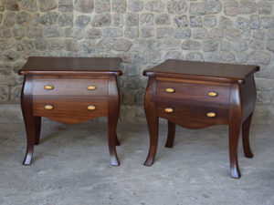 Bedside Tables on Cabriole Legs