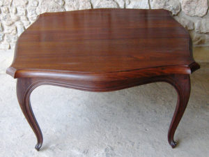 Carved Empire Style Square Coffee Table