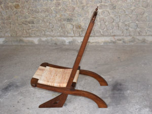 Folding Cane Woven Chair