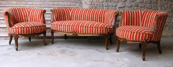 Carved Sofa Princess single seaters and two seater