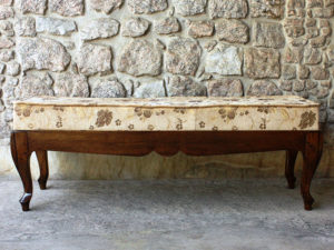 Bench with Cabriole Legs