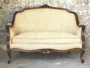 Carved Sofa Philip two seater