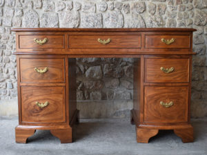 Inlaid Serpentine Desk