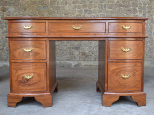 Inlaid Serpentine Desk