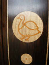 Inlaid Bar Cabinet detail