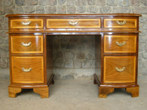 Inlaid Serpentine Desk