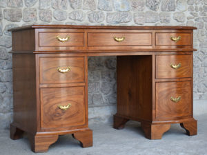 Inlaid Serpentine Desk