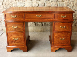 Inlaid Serpentine Desk