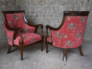 Carved Regency Sofa single seaters