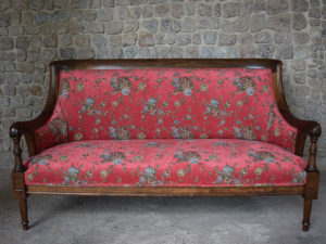 Carved Regency Sofa three seater