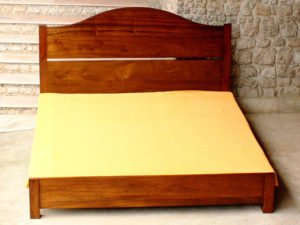 Slanting Headboard Kingsize Bed