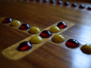 Bead Encrusted Oval Chest detail