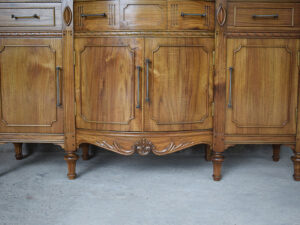 French Turned and Carved Cabinet