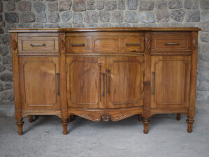 French Turned and Carved Cabinet